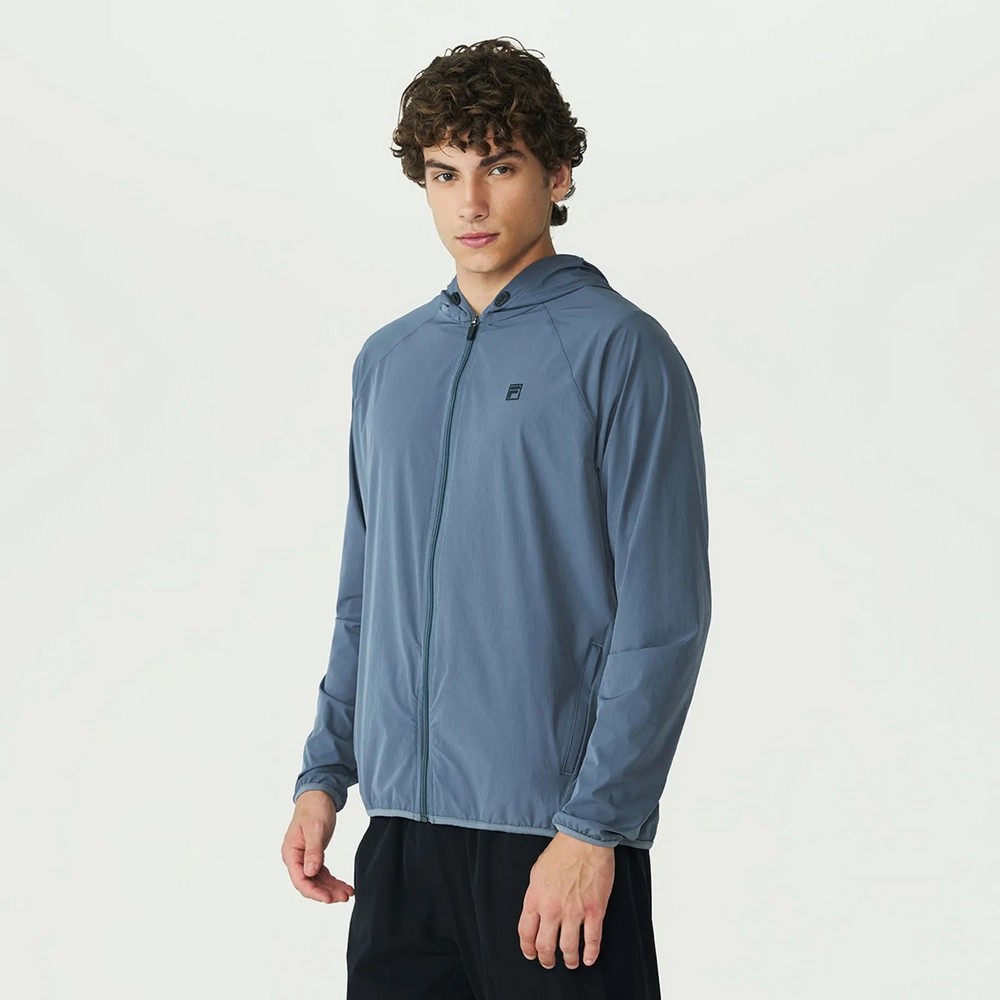 JAQUETA FILA ZIP EASY TRAINING II GRAFITE MASCULINA