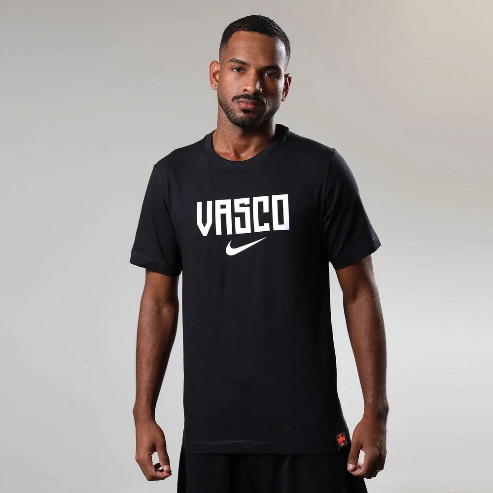 Camisa nike cr vasco da gama preta masculina :: Amil Esportes