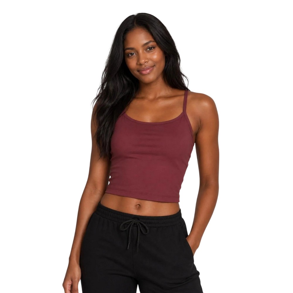 TOP FILA LONG LIFE VINHO FEMININO