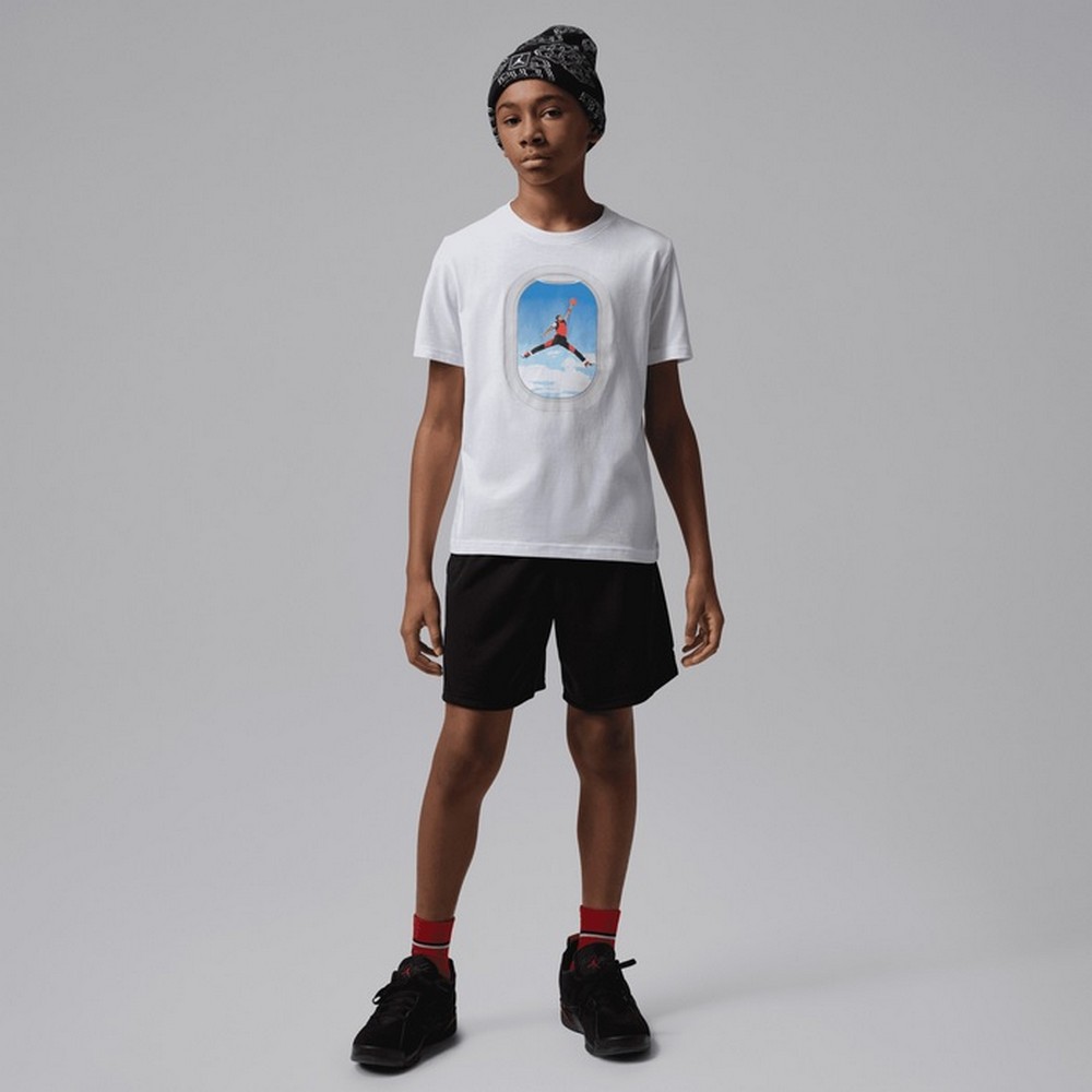 CAMISETA NIKE JORDAN JDN AIR PLANE BRANCA JUVENIL
