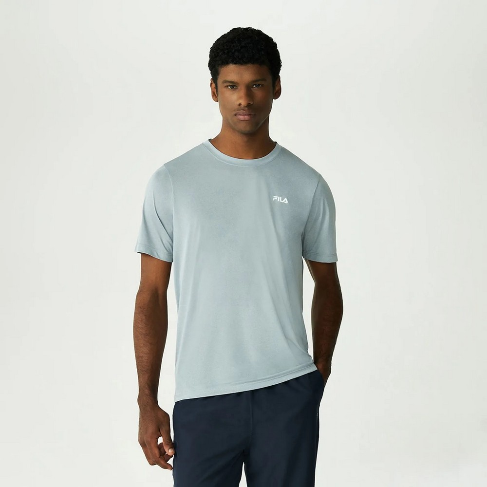 CAMISETA FILA SPORTS MELANGE II CINZA MASCULINA
