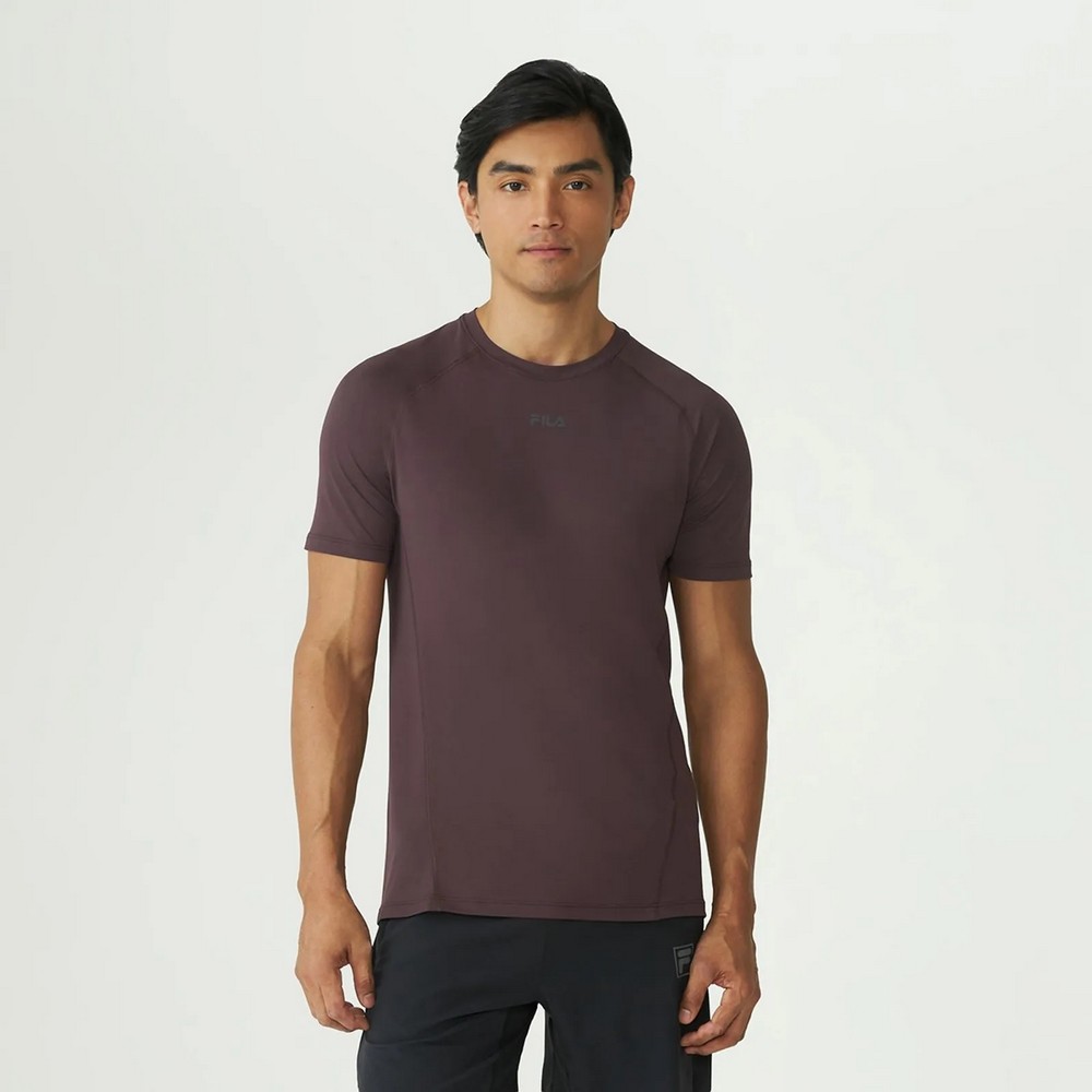 CAMISETA FILA BIO III VINHO MASCULINO