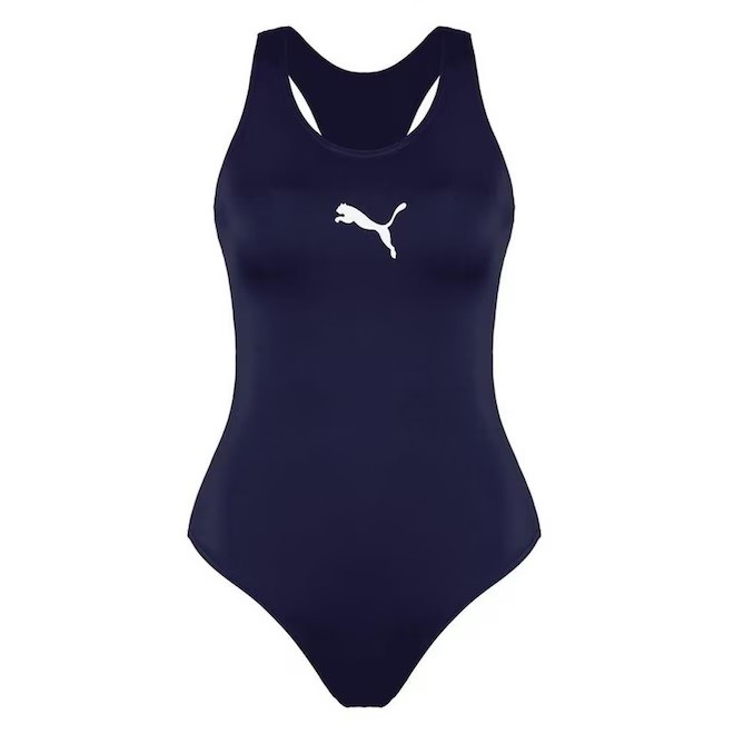 MAIÔ PUMA NADADOR AZUL MARINHO FEMININO