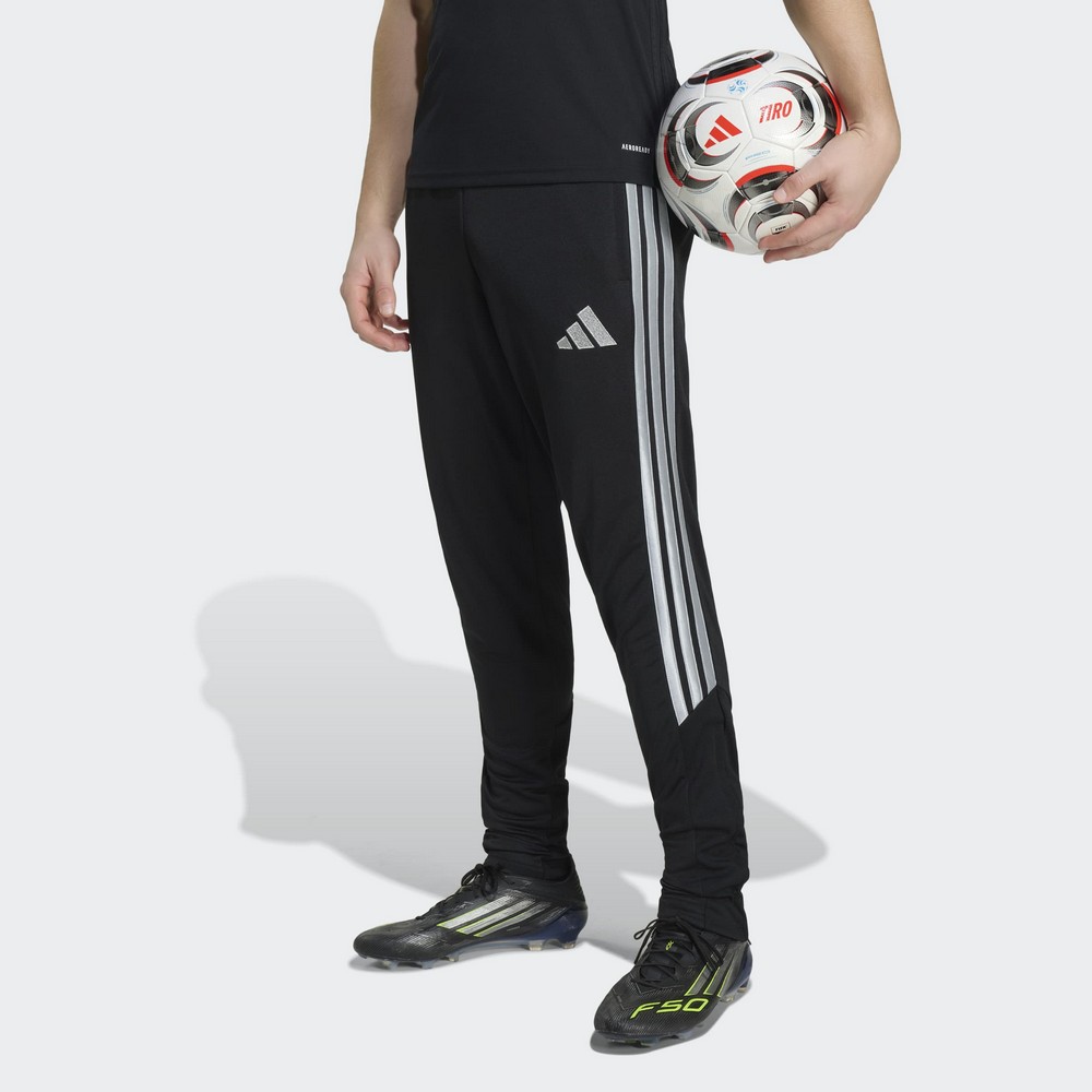 CALÇA ADIDAS TIRO26 L PRETA COM PRATA MASCULINA