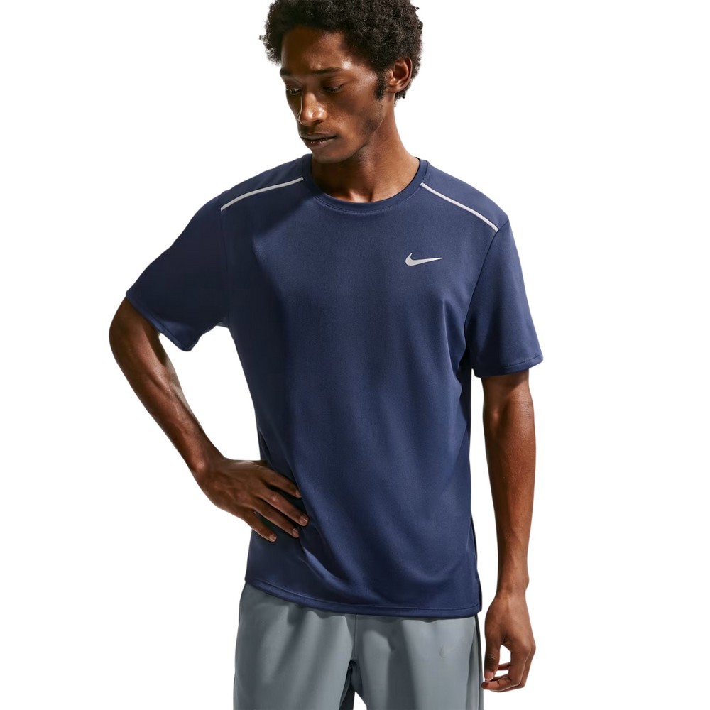 CAMISETA NIKE NK DF UV MILER SS AZUL MARINHO MASCULINA