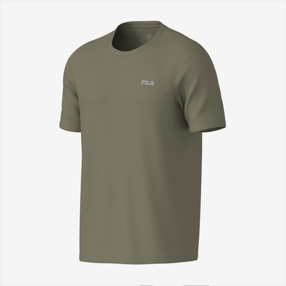 CAMISETA FILA SPORTS MELANGE II VERDE MASCULINA