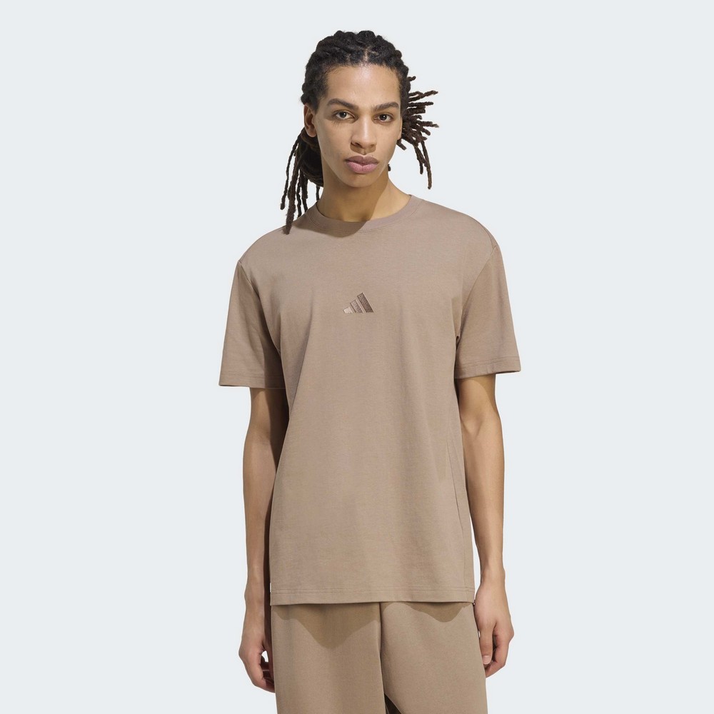 CAMISETA ADIDAS FOUNDATION MARROM MASCULINA