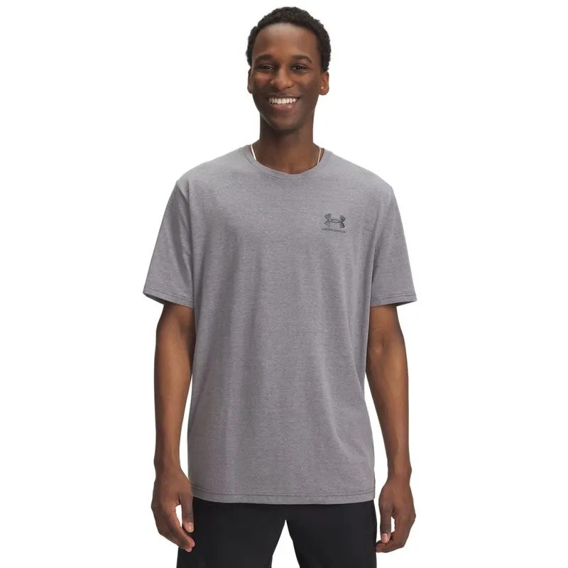 CAMISETA UNDER ARMOUR ICON TEE SS CINZA MASCULINA