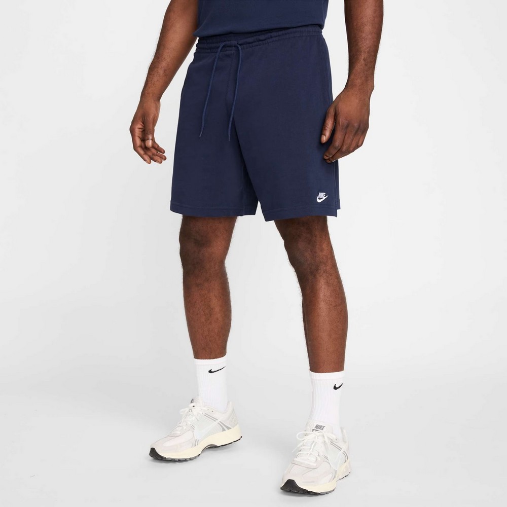 SHORT DE MOLETOM NIKE CLUB KNIT AZUL MARINHO MASCULINO