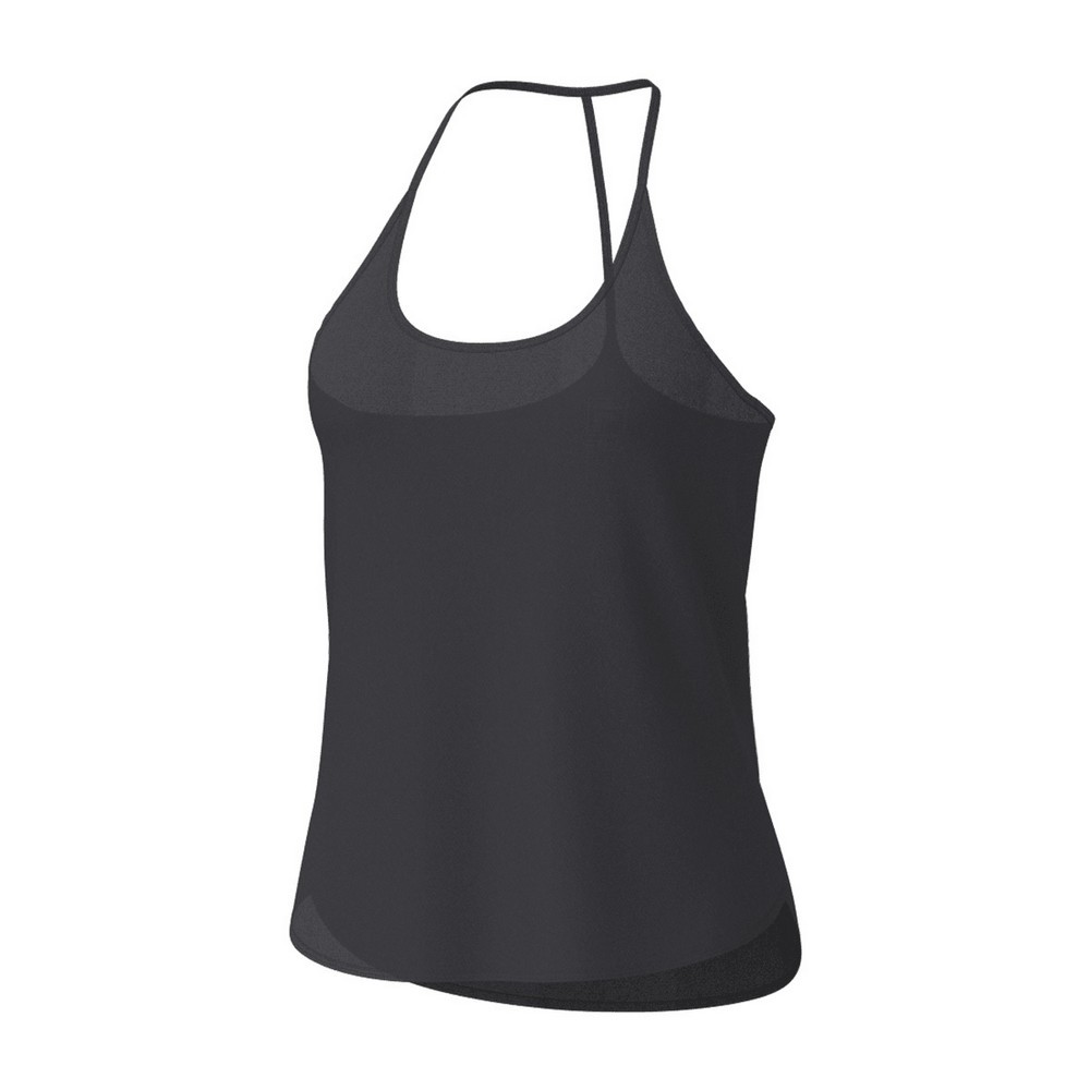 REGATA FILA ALCA CREPE FLOW PRETA FEMININA