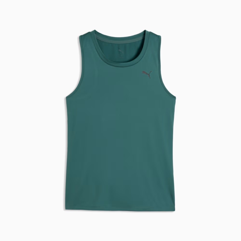 REGATA PUMA TAD ESSENTIAL SLEEVELESS TAN VERDE FEMININA