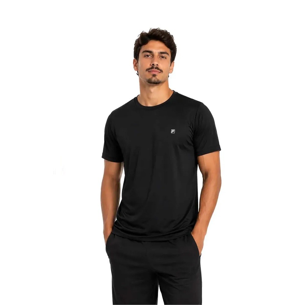 CAMISETA FILA CREPE FLOW PRETA MASCULINA