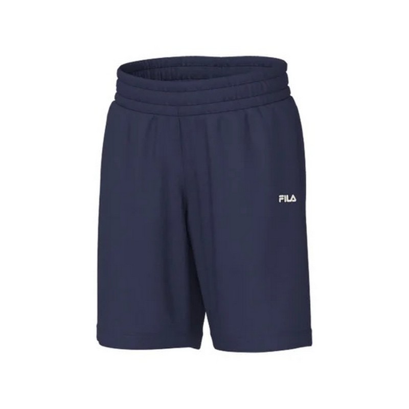 BERMUDA FILA REGULAR LETTER LIGHT AZUL MARINHO JUVENIL