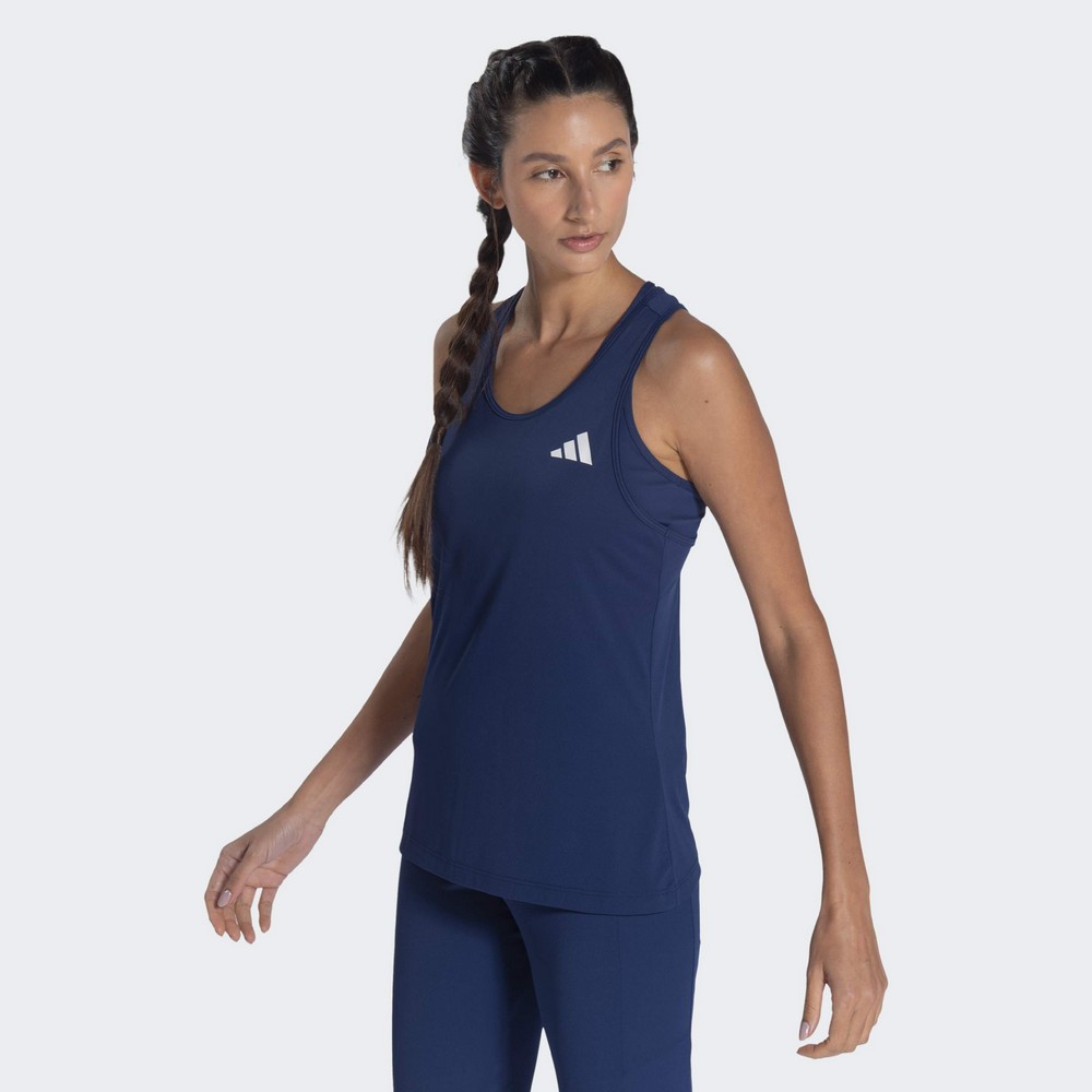 REGATA ADIDAS TREINO 3S AZUL MARINHO FEMININA